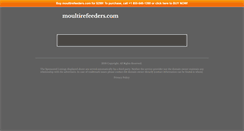 Desktop Screenshot of moultirefeeders.com